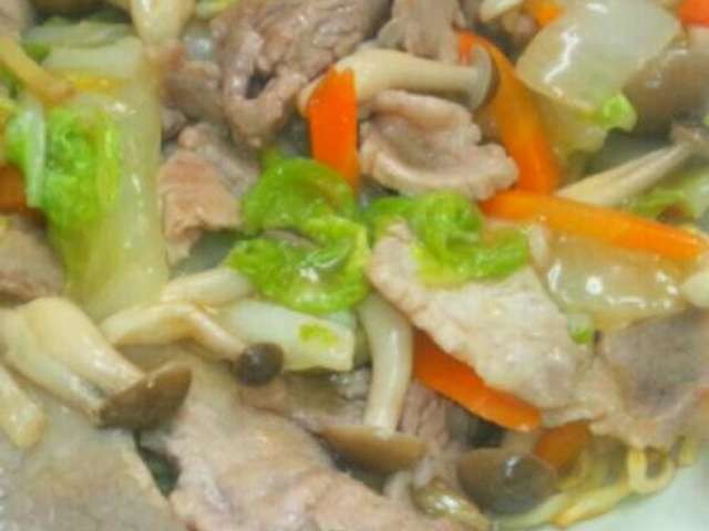 簡単一人ご飯にも◎あんかけ焼きそば